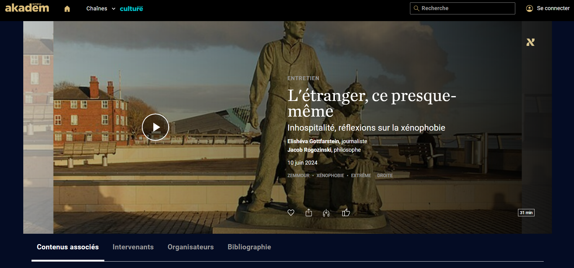 À la une d’Akadem