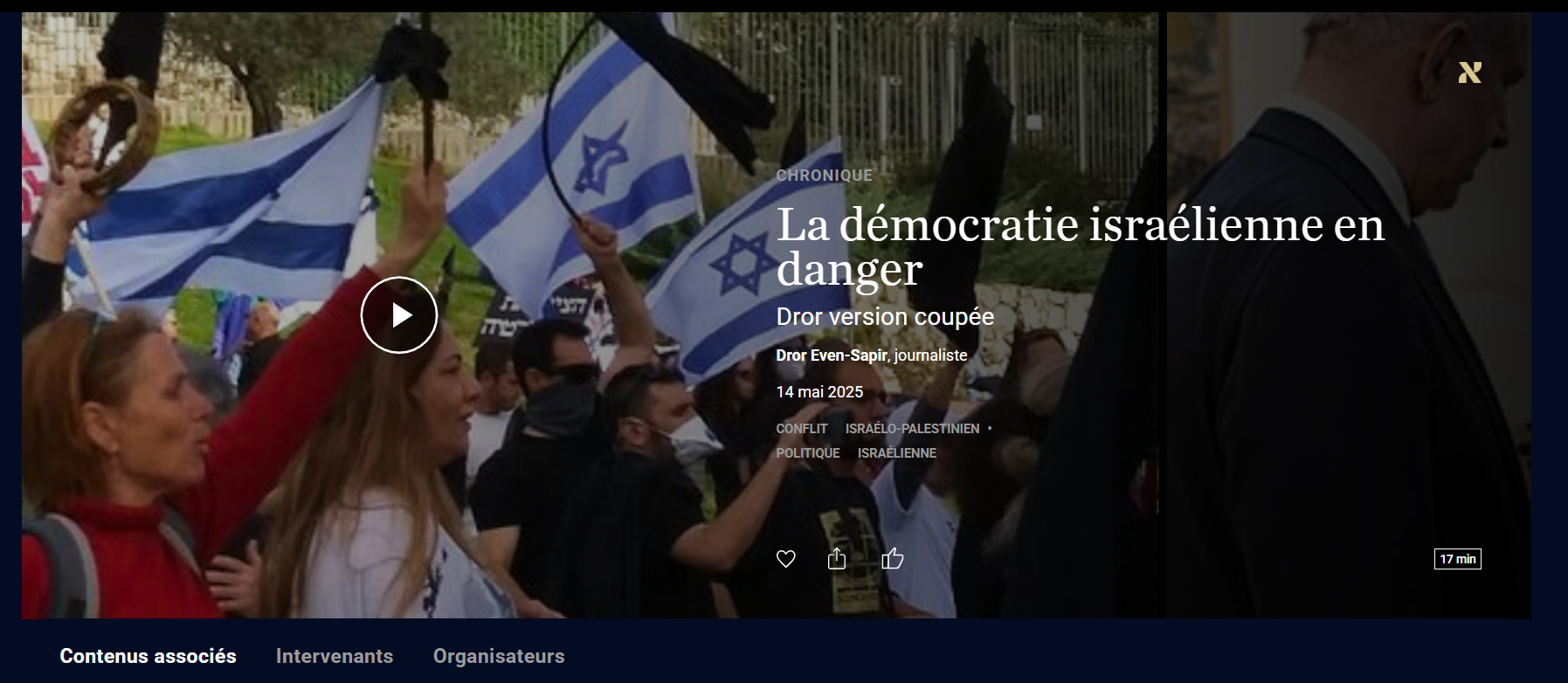 Les bouleversements de la société israélienne – À la une d’Akadem 45 episode artwork