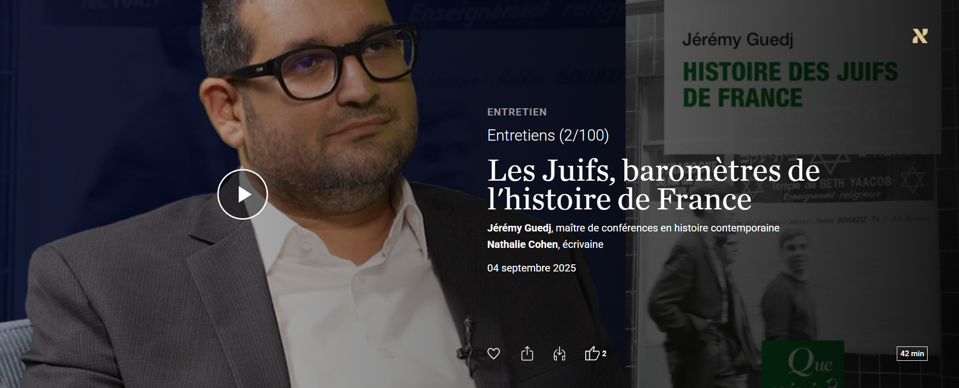 Les Juifs, baromètres de l’Histoire de France – À la une d’Akadem 52 episode artwork