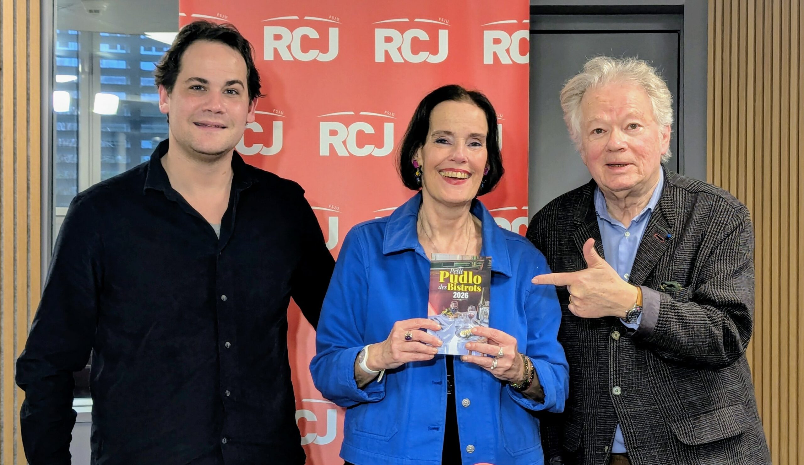 Gilles Pudlowski pour « Le petit Pudlo des bistrots 2026 » et Benjamin Berline qui a collaboré au guide episode artwork