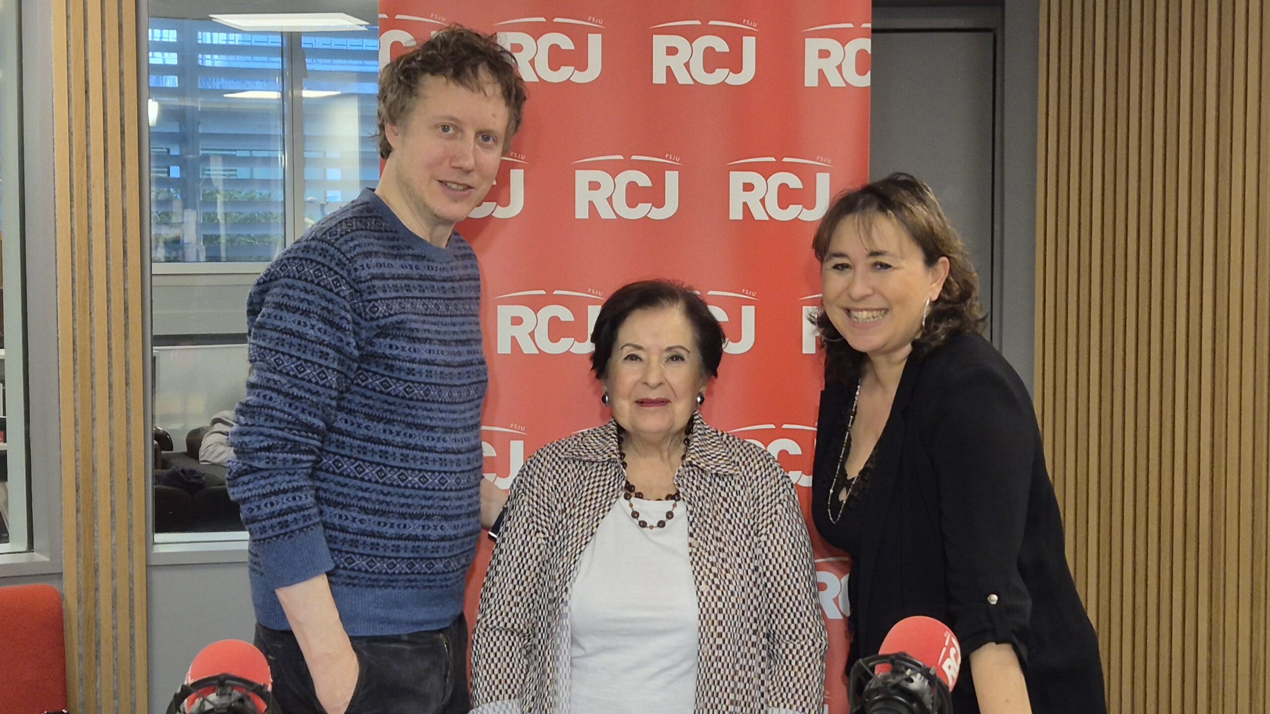 László Nemes, réalisateur du film « Orphelin » et Anne-Marie Baron